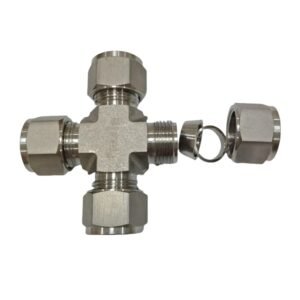 Stainless Steel 4-way Ferrule Fitting