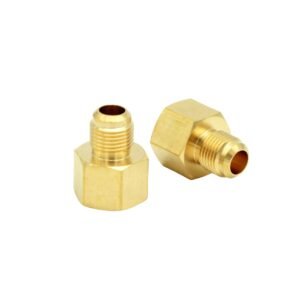 brass female and male adapter