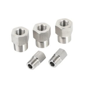 stainless steel pressure gauge adapter