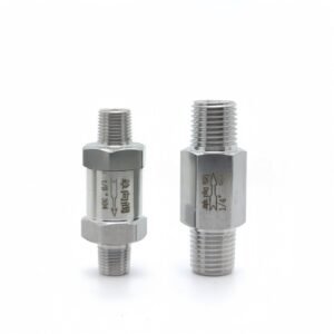 stainless steel male check valve
