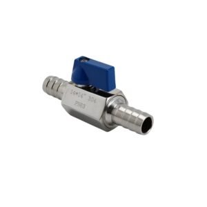 stainless steel hose barb mini ball valve