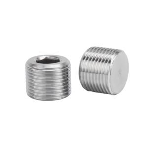 Male Stainless steel pipe fittings plug