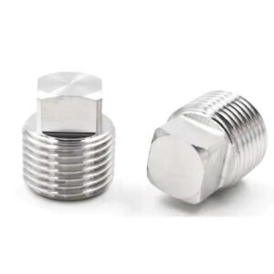 male stainless steel square plug fittings