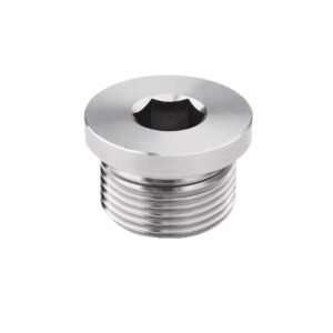 Internal hex Male Stainless steel pipe fittings plug