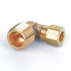 Brass Compression Elbow Fitting