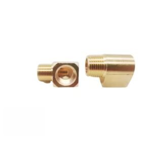 Brass elbow male pipe to female brass pipe fitting