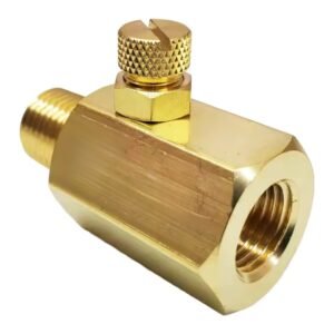 brass pressure snubber